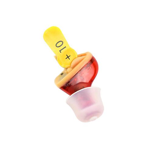 Deaf Invisible Smallest Mini CIC Model-Unisound (Red) Completely In the Canal Hearing Aid