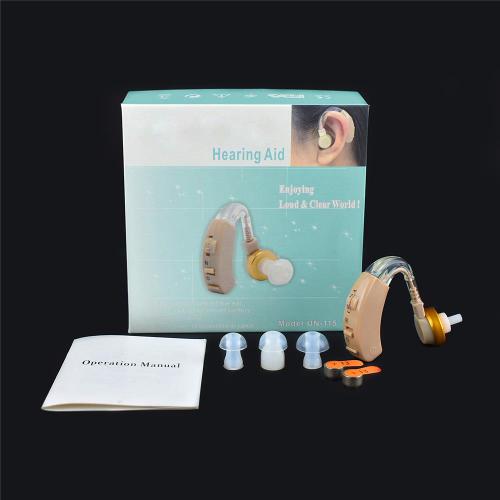 Unisound 115 Wireless Sound Amplifier For Old Age Person Mild to Moderate Hearing Loss BTE Hearing Aid (Beige)