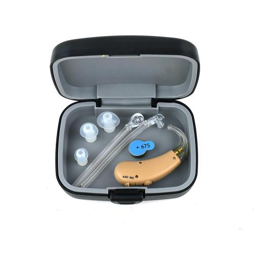 German Made Lightweight Wireless Sound Enhancement Amplifier for Old Age Unisound Vivo 10SP BTE Hearing Aid (Beige)