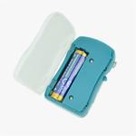 Both Ear 2Pin V-cord Sound Amplifier For Old Age Profound Hearing Loss with 8-Volume Setup Axon F-16P Pocket Hearing Aid (White)