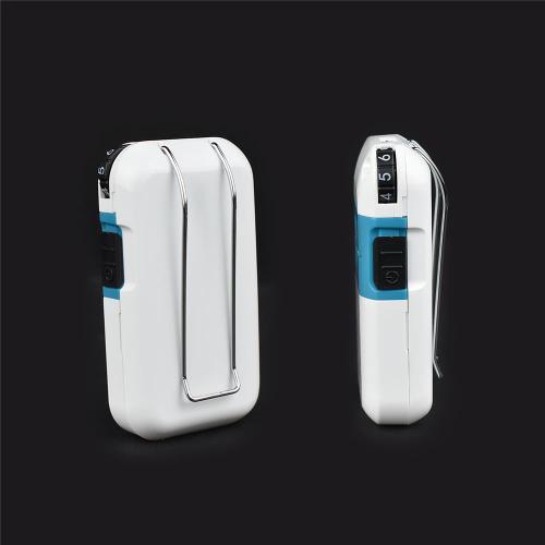 Unisound Pokettio Hearing Aid German Made Fashion Style 2Pin V-cord 6 Volume Adjustable Pocket Hearing Aid (Sky Blue, White)